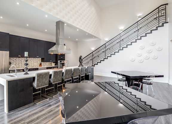 Kitchen Area In Clubhouse at LaVie SouthPark, Charlotte