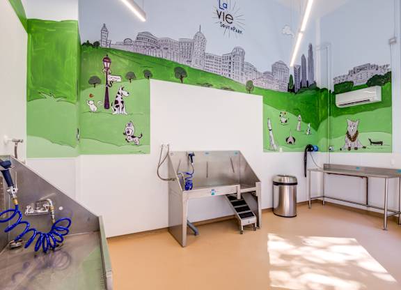 Pet Washing Center at LaVie SouthPark, Charlotte, North Carolina