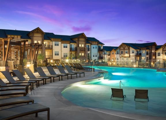 Relaxing Swimming Pool With Sundeck at Montane, Parker