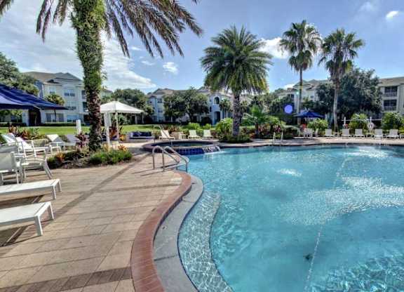 Sparkling Swimming Pool Area at Tuscany Bay Apartments, Tampa, 33626