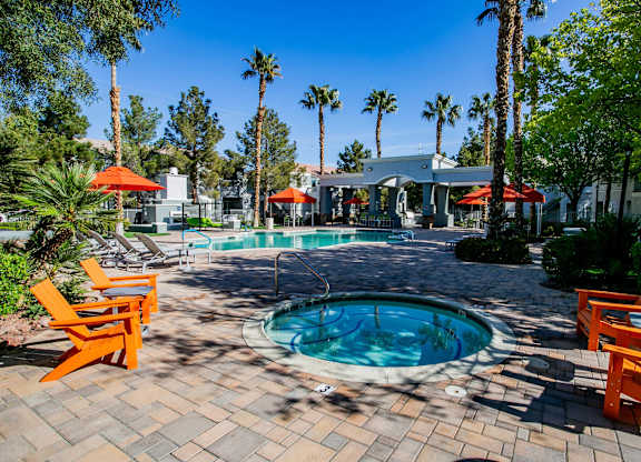 Hot Tub And Pool at Octave Apartments, Nevada