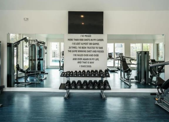 Gym center at Emerson at Buda, Texas