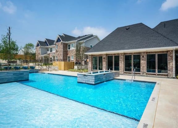 Swimming Pool area at Emerson at Buda, Texas, 78610
