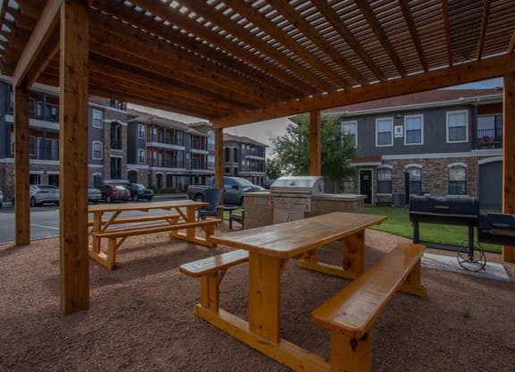 Courtyard with Grilling Station at Teravista, Round Rock, TX