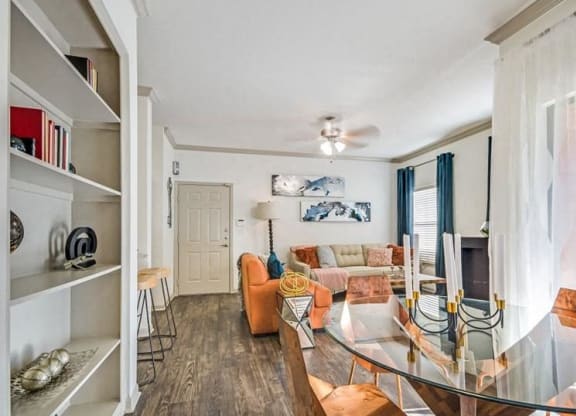 Sofa, Dinning Table in Living Room at Teravista, Round Rock, TX