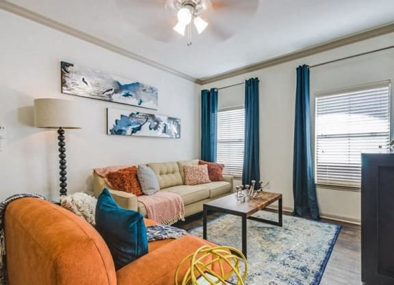Sofa in Living Room at Teravista, Round Rock, TX, 78665