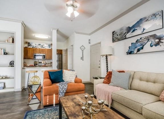 comfortable living room sofa at Teravista, Texas