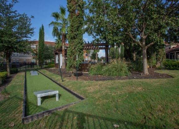Lush Green Courtyard at Teravista, Round Rock, TX