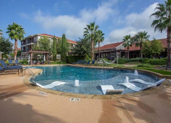 Blue Cool Swimming Pool at Teravista, Round Rock, TX, 78665