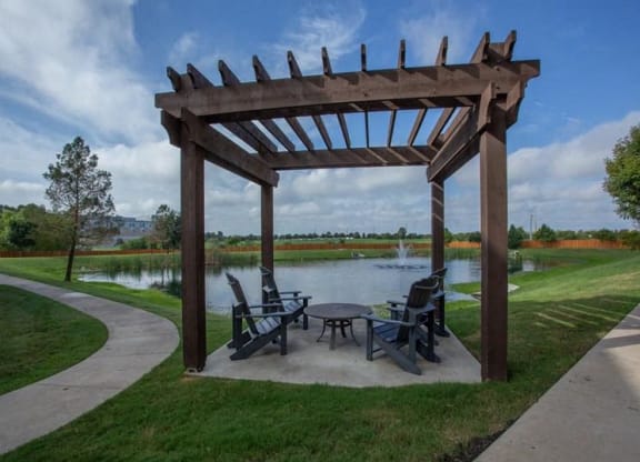 Sun Deck with Cabanas at Teravista, Round Rock, Texas