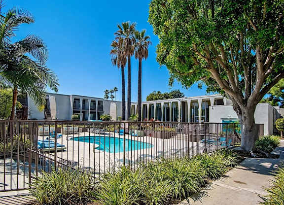 Swimming Pool Area at Parc @ 5 Apartments, Downey, 90240