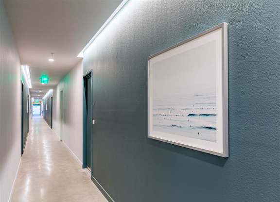 corridor view at the perch, California