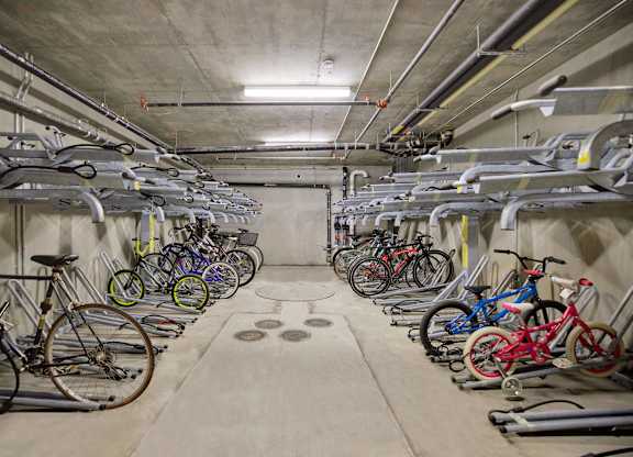 Bike Storage - Controlled Access at the perch, Los Angeles, California