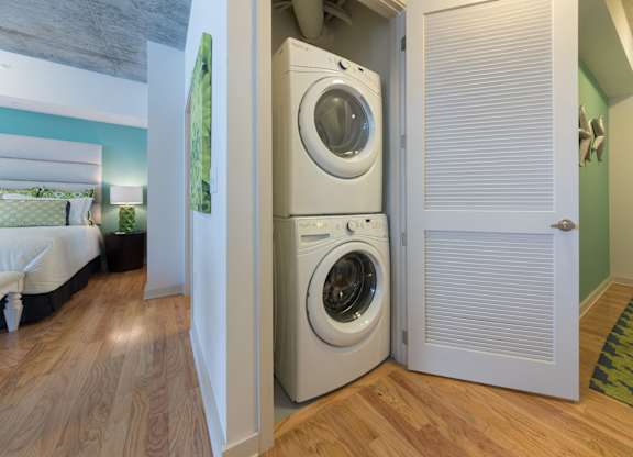 Laundry day can be any day with a washer and dryer in every apartment home.