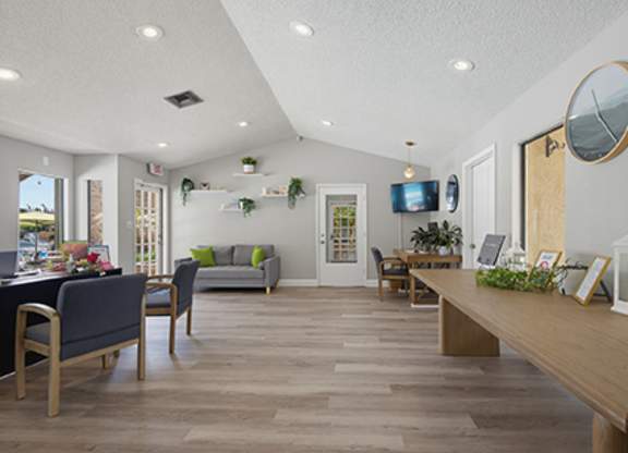 Forestlake Clubhouse with Vaulted Ceilings