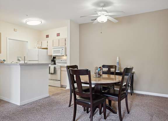 Separate Dining Area with Overhead lighting