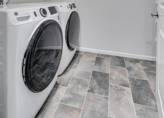 Walk-In Closet With Full-Sized Washer & Dryer