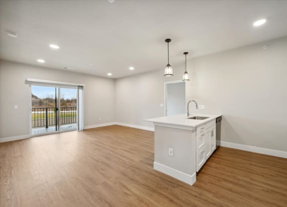 Kitchen with Wood-Style Flooring