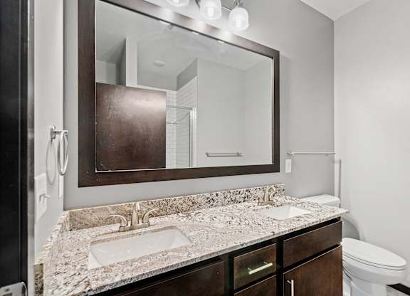 Bathroom with Dual Vanity
