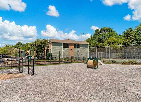 Dog Park with Equipment