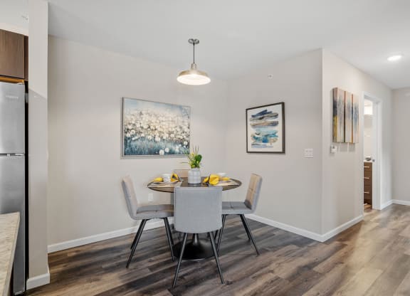 Separate Dining Area with Overhead lighting