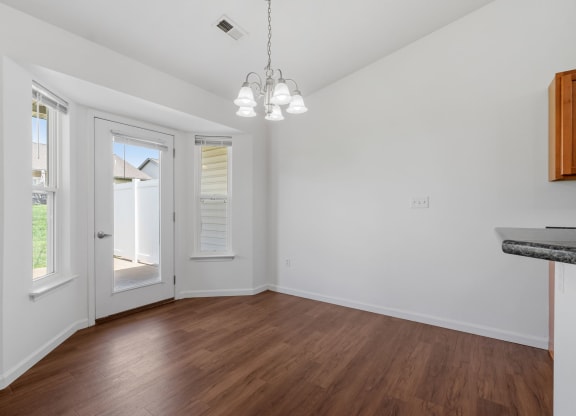 Separate Dining Area with Overhead lighting