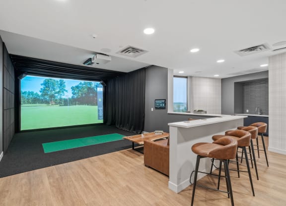 Golf Simulator Room