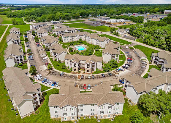 Aerial View of Woodland Park