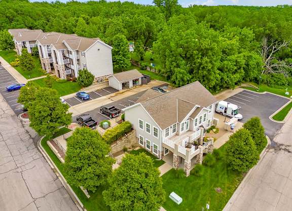 Aerial View of Leasing Office