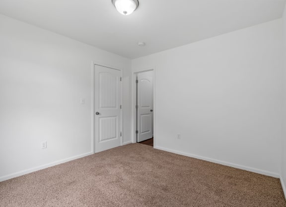 Bedroom with Plush Carpeting