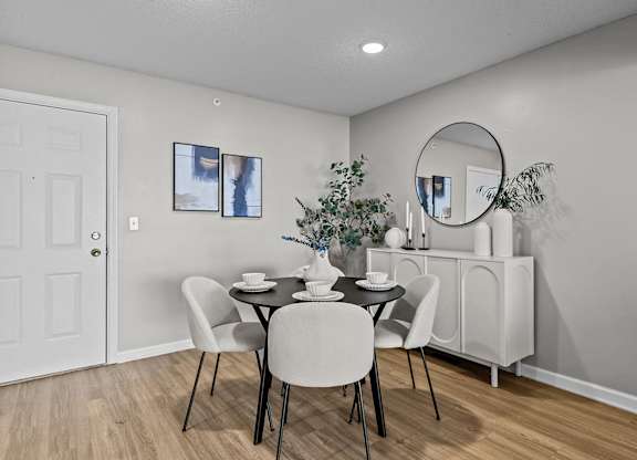 Separate Dining Area With Wood-Style Floors