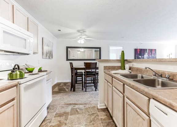 Kitchen with Separate Dining Area