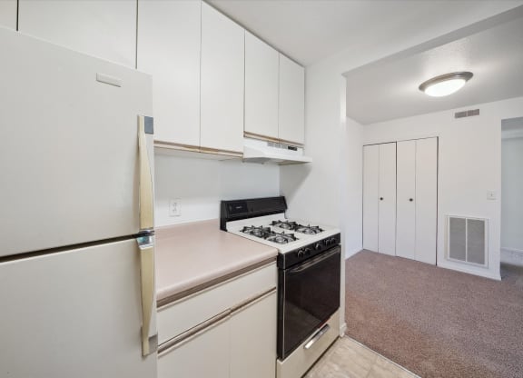 Kitchen with White Cabinetry