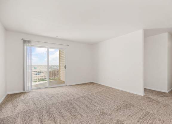 Spacious Living Area with Balcony