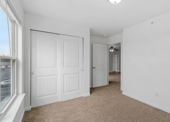 Bedroom with Plush Carpeting