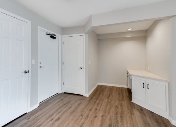Entry Way Area with Built-in Desk