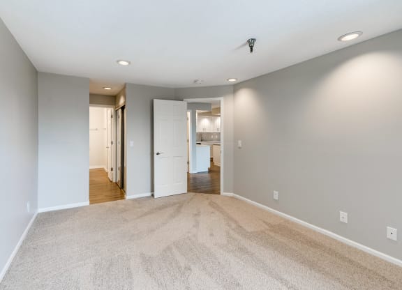 Bedroom with Recessed Lighting and Attached Bathroom