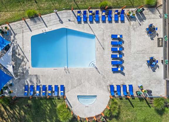 Aerial View of Pool