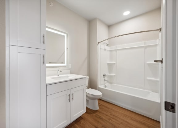 Bathroom with Modern Finishes