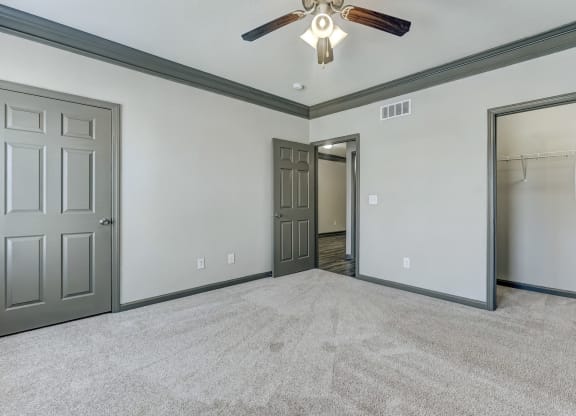 Bedroom With Crown Molding