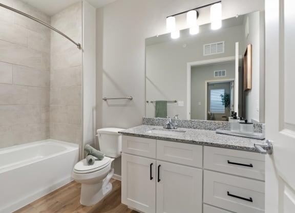 Bathroom with Modern Finishes