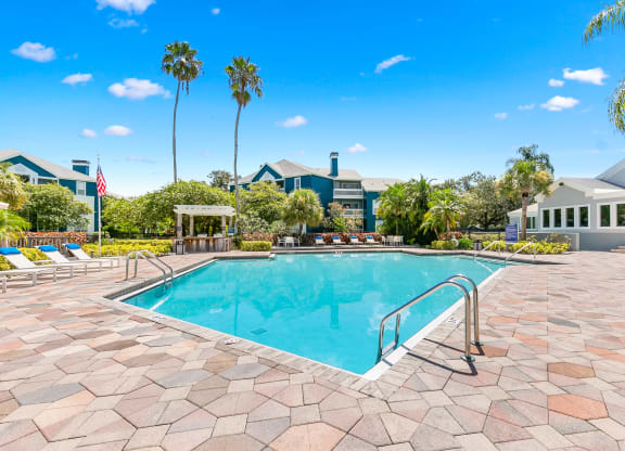 Expansive Pool & Sundeck