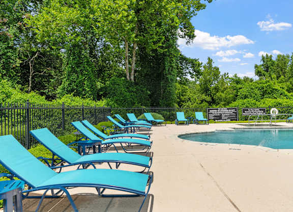 Pool with Lounge Chairs