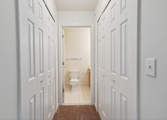 Hallway with Closets