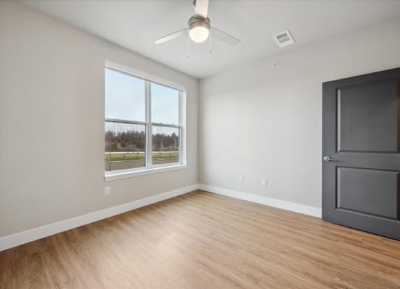 Bedroom with Large Window