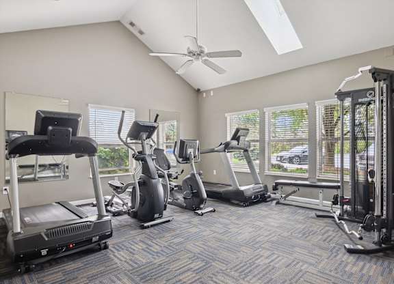 Fitness Center with Cardio Equipment