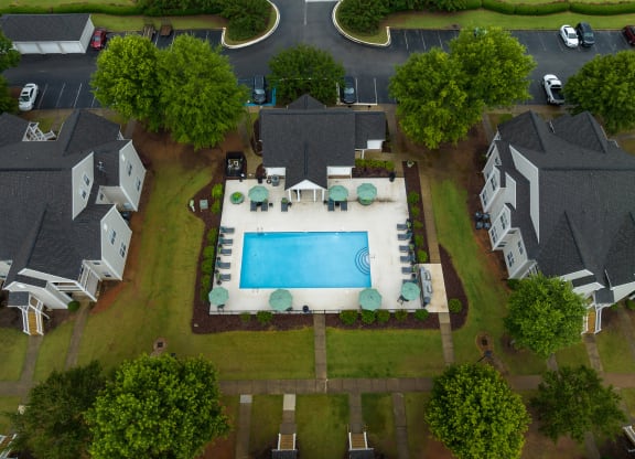 Aerial of Pool