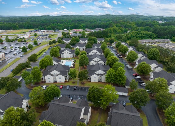 Aerial View of Maple Village