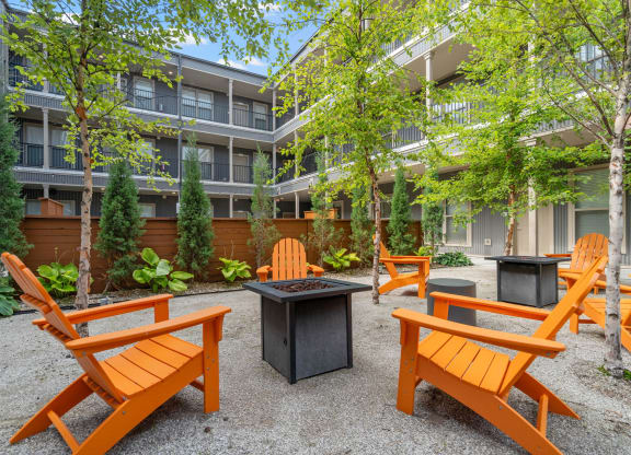 Courtyard with Firepit