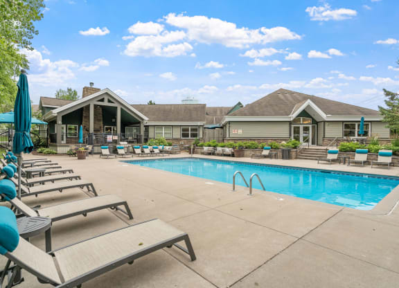 Outdoor Pool with Sundeck
